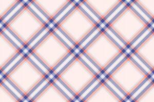 Seamless background fabric of texture check tartan with a plaid textile pattern. vector