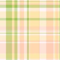 Harvest background fabric textile, 70s seamless tartan check. Jpg texture plaid pattern in light and papaya whip colors. vector