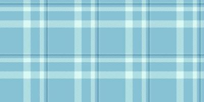 Close up pattern tartan textile, checking check seamless. November texture fabric plaid background in cyan and light colors. vector