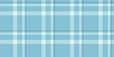 Close up pattern tartan textile, checking check seamless. November texture fabric plaid background in cyan and light colors. vector