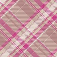 Kid check tartan background, womens fashion texture seamless fabric. Dreamy textile plaid pattern in pastel and light colors. vector