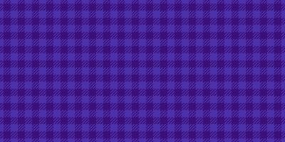 Editable fabric background textile, kilt seamless check tartan. Colorful texture pattern plaid in indigo and violet colors. vector