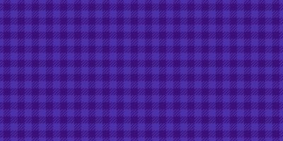 Editable fabric background textile, kilt seamless check tartan. Colorful texture pattern plaid in indigo and violet colors. vector