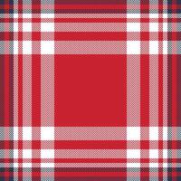 Plaid check pattern. Seamless fabric texture. Tartan textile print. vector