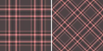 Check texture of fabric tartan textile with a background seamless pattern plaid. vector