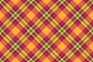 Textile texture background of pattern fabric plaid with a check seamless tartan . vector