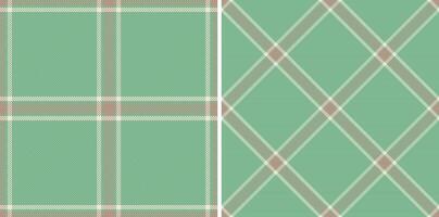 fabric textile of pattern seamless tartan with a check plaid background texture. Set in nature colors for school uniform trends. vector