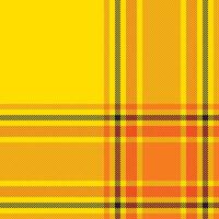 Plaid check pattern. Seamless fabric texture. Tartan textile print. vector