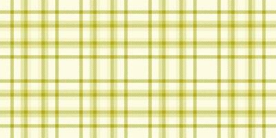 Repetition textile check, empty plaid pattern fabric. Mixed seamless texture tartan background in yellow and light yellow colors. vector