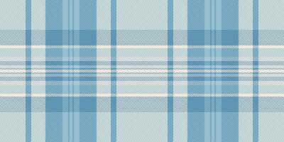 Subtle seamless fabric plaid, hipster texture tartan check. Kingdom textile background pattern in light and cyan colors. vector