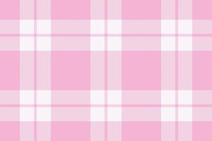 Plaid background, check seamless pattern in pink. fabric texture for textile print, wrapping paper, gift card or wallpaper. vector