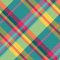 Texture textile plaid of check seamless with a pattern tartan background fabric. vector