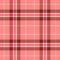 Plaid check tartan of background texture with a textile fabric pattern seamless. vector