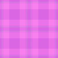 Postcard fabric background , customize textile plaid check. Clothing tartan texture seamless pattern in purple and light colors. vector