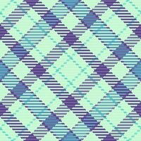 Invite background texture seamless, menu fabric tartan. Reel textile pattern plaid check in light and indigo colors. vector