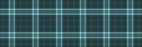 Silk pattern background, japanese plaid fabric seamless. Ragged texture tartan textile check in grey and cyan colors. vector