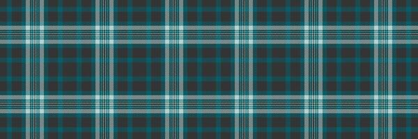 Silk pattern background, japanese plaid fabric seamless. Ragged texture tartan textile check in grey and cyan colors. vector