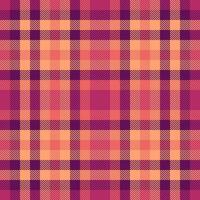 Seamless textile fabric of background texture pattern with a check tartan plaid. vector