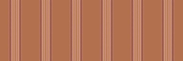Hotel background vertical, christmas ornament texture lines pattern. Flow fabric stripe seamless textile in orange and red colors. vector