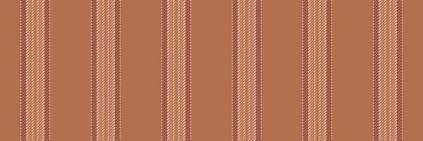 Hotel background vertical, christmas ornament texture lines pattern. Flow fabric stripe seamless textile in orange and red colors. vector