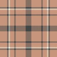 Plaid check pattern. Seamless fabric texture. Tartan textile print. vector