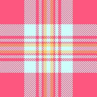 Fabric check tartan of seamless pattern with a background texture textile plaid. vector