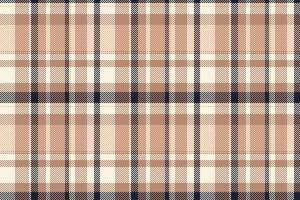 Tattersall background check seamless, comfort tartan fabric. Tough texture textile pattern plaid in orange and cornsilk colors. vector