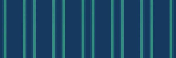 Rich background lines, manufacture pattern seamless textile. Trade stripe fabric texture vertical in blue and mint colors. vector