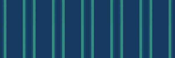 Rich background lines, manufacture pattern seamless textile. Trade stripe fabric texture vertical in blue and mint colors. vector