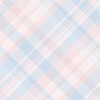 Row tartan pattern fabric, easter background texture plaid. French textile seamless check in light and sea shell colors. vector