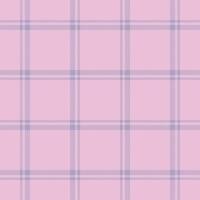 Plaid seamless pattern in pink. Check fabric texture. textile print. vector