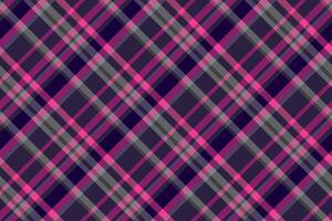 Latin texture background , retro seamless plaid check. Independence day fabric pattern textile tartan in pink and dark colors. vector