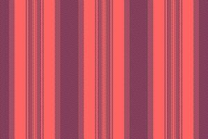 Christmas ornament seamless texture pattern, relax vertical textile . Large background fabric lines stripe in red and violet colors. vector