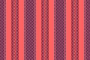 Christmas ornament seamless texture pattern, relax vertical textile . Large background fabric lines stripe in red and violet colors. vector