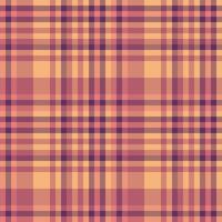 Textile background seamless of pattern texture fabric with a tartan check plaid . vector
