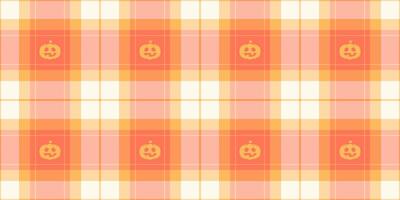 Víspera de Todos los Santos sin costura antecedentes con calabaza para textil tela diseño, envase papel, sitio web fondos de pantalla, textiles, fondo de pantalla y vestir. vector