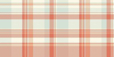 Paint background fabric , mosaic seamless tartan pattern. Merry christmas textile plaid texture check in old lace and red colors. vector