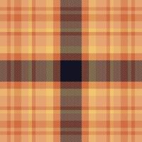 Plaid check pattern. Seamless fabric texture. Tartan textile print. vector