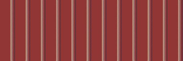 Dreamy fabric texture , surface lines seamless background. Performance stripe vertical textile pattern in red and light colors. vector