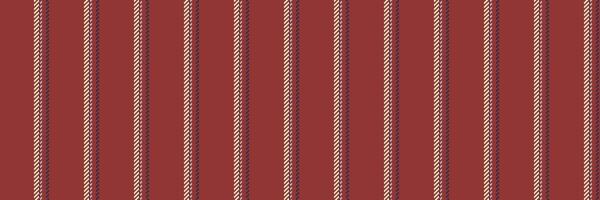 soñador tela textura , superficie líneas sin costura antecedentes. actuación raya vertical textil modelo en rojo y ligero colores. vector