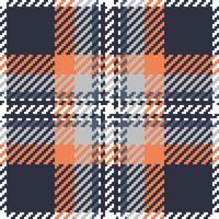 Textile design of textured plaid. Checkered fabric pattern swatch for shirt, dress, suit, wrapping paper print, invitation and gift card. vector