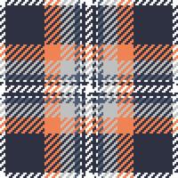 Textile design of textured plaid. Checkered fabric pattern swatch for shirt, dress, suit, wrapping paper print, invitation and gift card. vector