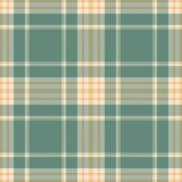 Plaid seamless pattern in green. Check fabric texture. textile print. vector