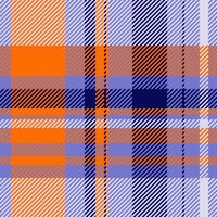 Background seamless pattern of plaid texture fabric with a tartan textile check. vector
