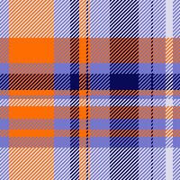 Background seamless pattern of plaid texture fabric with a tartan textile check. vector