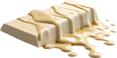 Picture of delicious-looking melted Chocolate. AI-Generated png