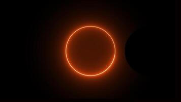 solar eclipse efecto verde pantalla antecedentes video