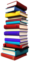 Stack of books png