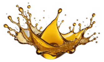 splashes of liquid oil cut out png