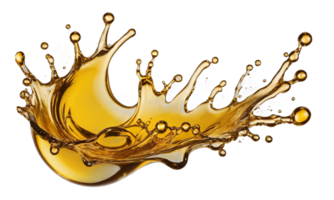 splashes of liquid oil cut out png